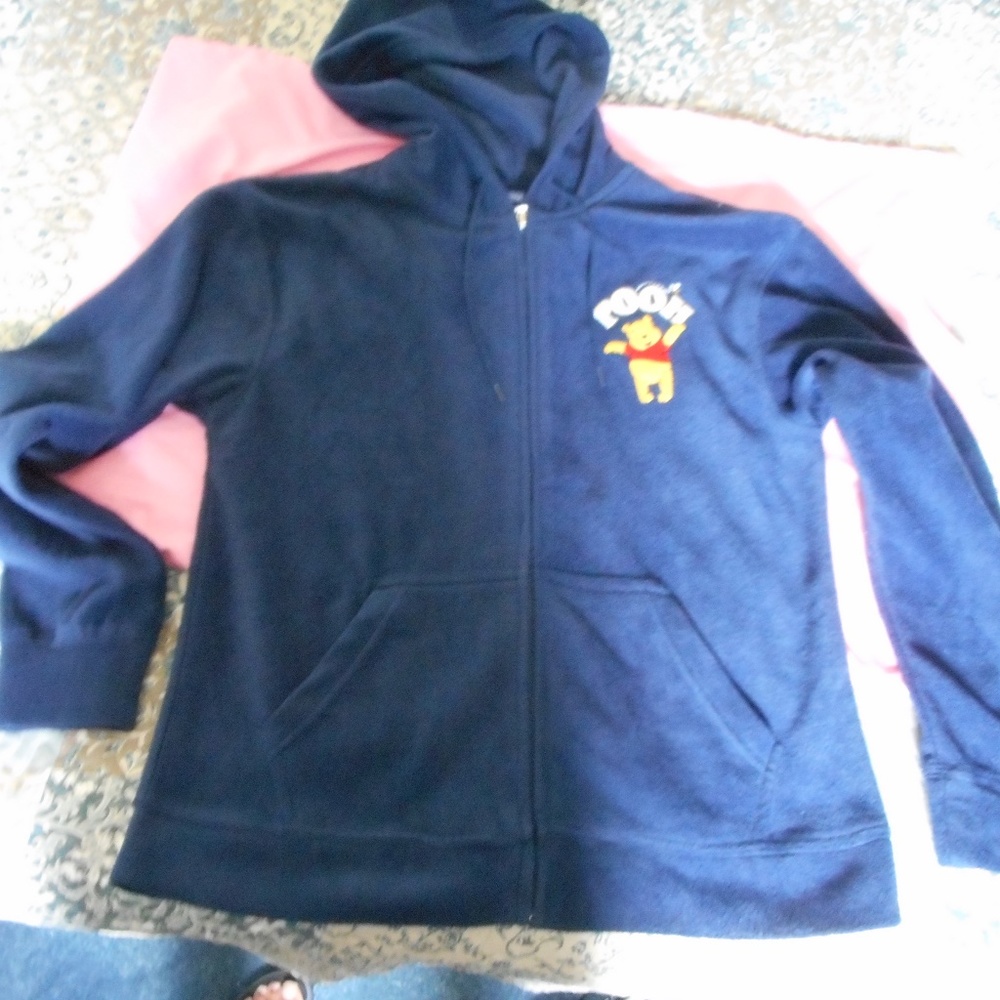 Disney Pooh Tigger Eyore Jacket S EUC